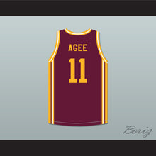 Load image into Gallery viewer, Arthur Agee 11 John Marshall Metropolitan High School Commandos Maroon Basketball Jersey Hoop Dreams