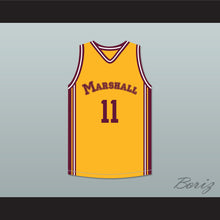 Load image into Gallery viewer, Arthur Agee 11 John Marshall Metropolitan High School Commandos Basketball Jersey Hoop Dreams