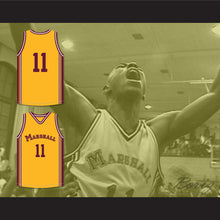 Load image into Gallery viewer, Arthur Agee 11 John Marshall Metropolitan High School Commandos Basketball Jersey Hoop Dreams