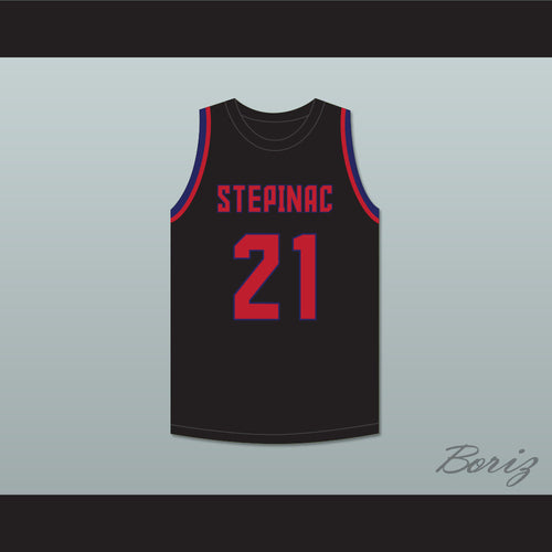 AJ Griffin 21 Archbishop Stepinac High School Crusaders Black Basketball Jersey 1