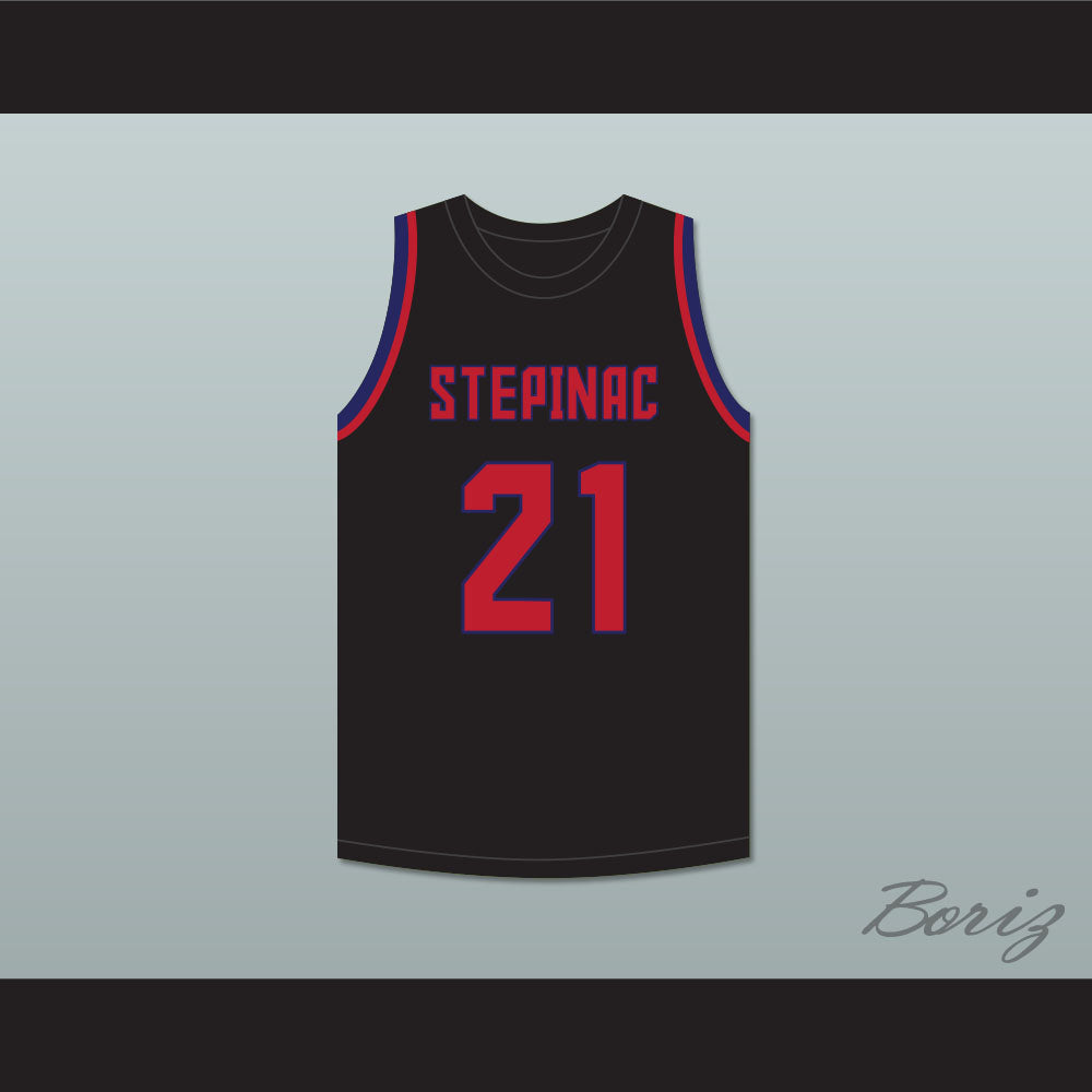 AJ Griffin 21 Archbishop Stepinac High School Crusaders Black Basketball Jersey 1