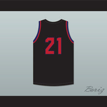 Load image into Gallery viewer, AJ Griffin 21 Archbishop Stepinac High School Crusaders Black Basketball Jersey 1
