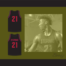 Load image into Gallery viewer, AJ Griffin 21 Archbishop Stepinac High School Crusaders Black Basketball Jersey 1