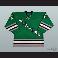 Load image into Gallery viewer, AJ Jenks 22 Whalers Green Hockey Jersey