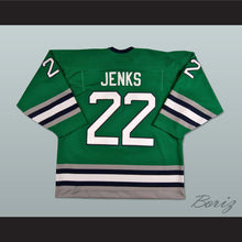 Load image into Gallery viewer, AJ Jenks 22 Whalers Green Hockey Jersey