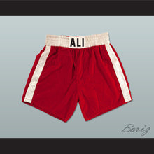 Load image into Gallery viewer, Muhammad Ali Red Boxing Shorts