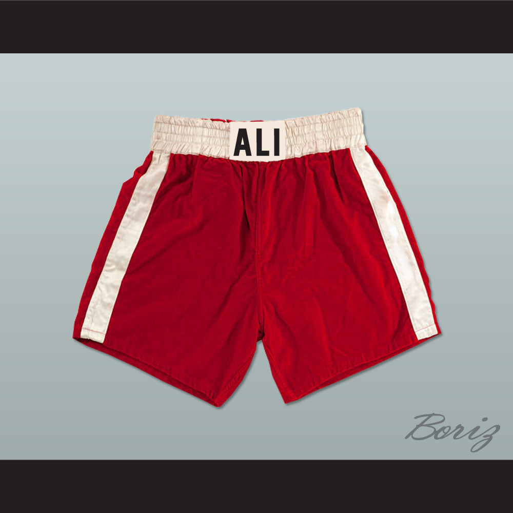 Muhammad Ali Red Boxing Shorts