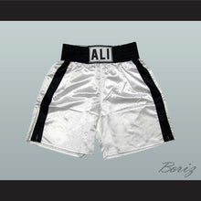 Load image into Gallery viewer, Muhammad Ali White Boxing Shorts