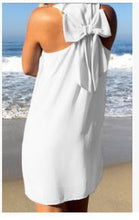 Load image into Gallery viewer, AQ82 Women Summer Dress Fashion Female Clothing Casual Straight Dress Back Bowknot Loose Women Mini Summer Dress