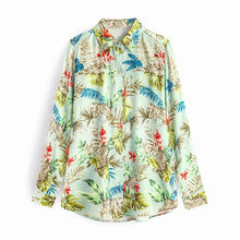 Load image into Gallery viewer, Aachoae Leopard Stylish Shirt Women Turn Down Collar Office Fashion Female Blouse Long Sleeve Plus Size Lady Tops Blusa Feminina
