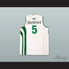 Load image into Gallery viewer, Aaron Cel 5 Polska Poland White Basketball Jersey
