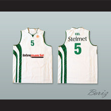 Load image into Gallery viewer, Aaron Cel 5 Polska Poland White Basketball Jersey