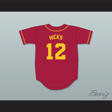 Load image into Gallery viewer, Aaron Hicks 12 Woodrow Wilson Classical High School Bruins Cardinal Red Baseball Jersey 2