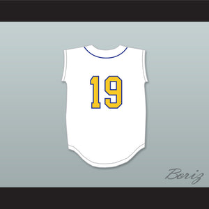 Aaron Judge 19 Linden High School Lions White Baseball Jersey 1