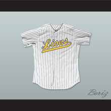 Load image into Gallery viewer, Aaron Judge 19 Linden High School Lions White Pinstriped Baseball Jersey 2