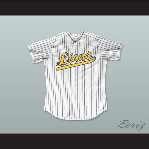 Aaron Judge 19 Linden High School Lions White Pinstriped Baseball Jersey 1
