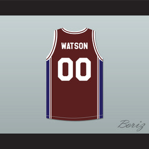 Kyle Lee Watson 00 Panthers High School Basketball Jersey Above The Rim Blue Side Stripe