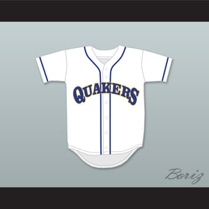 Adam Goldberg 10 William Penn Academy Quakers White Baseball Jersey