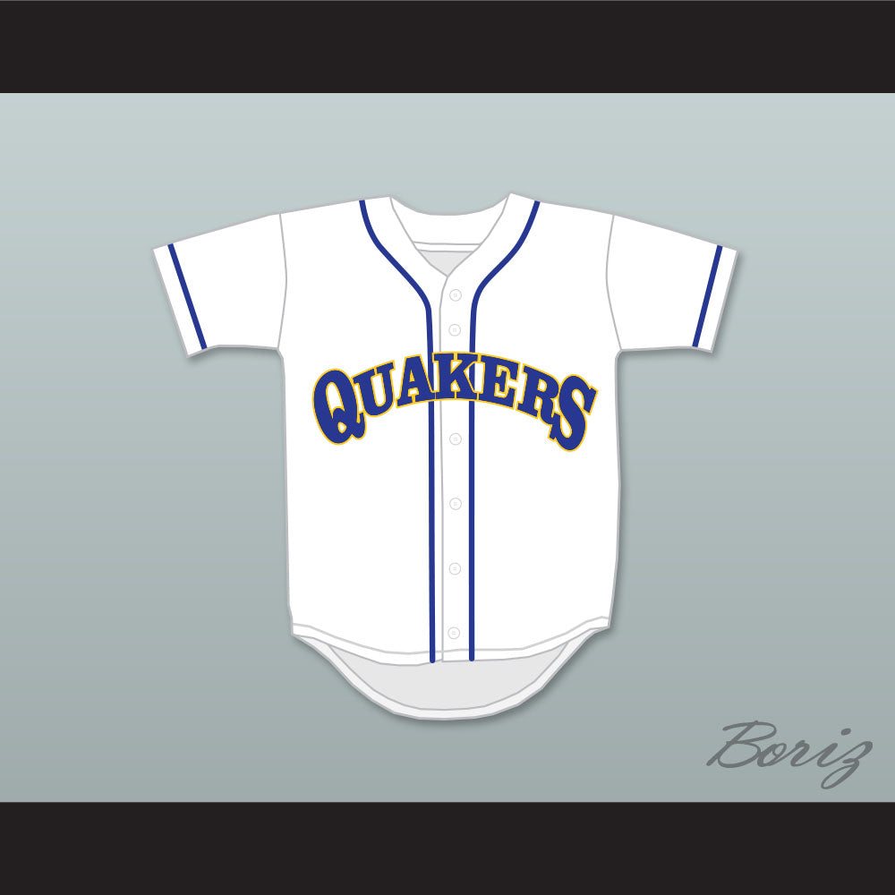 Adam Goldberg 10 William Penn Academy Quakers White Baseball Jersey