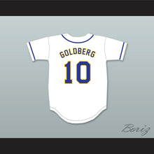 Load image into Gallery viewer, Adam Goldberg 10 William Penn Academy Quakers White Baseball Jersey