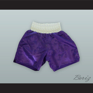 Adrien 'The Problem' Broner Purple Boxing Shorts