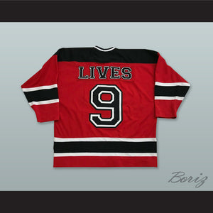 Aerosmith 9 Lives Red Hockey Jersey