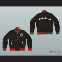 Load image into Gallery viewer, Afghanistan Varsity Letterman Jacket-Style Sweatshirt