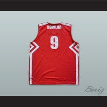 Load image into Gallery viewer, Aguilar 9 Olimpia Milano Italy Red Basketball Jersey