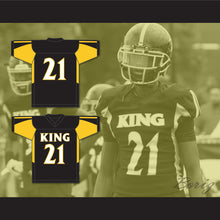Load image into Gallery viewer, Ahmad Gardner 17 Martin Luther King High School Crusaders Black Football Jersey 1