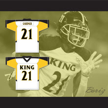 Load image into Gallery viewer, Ahmad Gardner 17 Martin Luther King High School Crusaders White Football Jersey 2