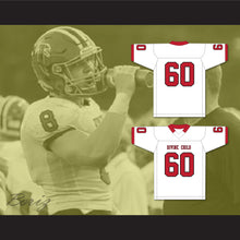 Load image into Gallery viewer, Aidan Hutchinson 60 Divine Child High School Falcons White Football Jersey 1