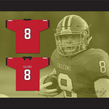 Load image into Gallery viewer, Aidan Hutchinson 8 Divine Child High School Falcons Red Football Jersey 1