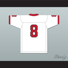 Load image into Gallery viewer, Aidan Hutchinson 8 Divine Child High School Falcons White Football Jersey 1
