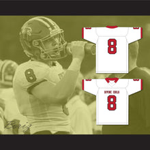 Load image into Gallery viewer, Aidan Hutchinson 8 Divine Child High School Falcons White Football Jersey 1