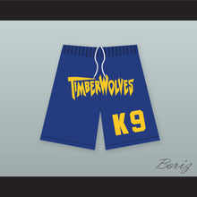 Load image into Gallery viewer, Air Bud K9 Timberwolves Blue Basketball Shorts