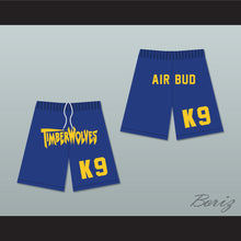 Load image into Gallery viewer, Air Bud K9 Timberwolves Blue Basketball Shorts