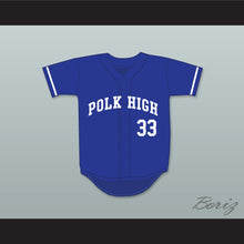 Load image into Gallery viewer, Al Bundy 33 Polk High School Blue Baseball Jersey