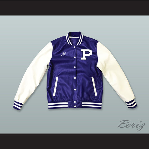 Al Bundy Polk High Blue and White Lab Leather Varsity Letterman Jacket