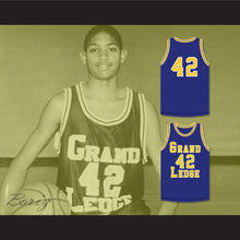 Load image into Gallery viewer, Al Horford 42 Grand Ledge High School Comets Navy Blue Basketball Jersey 1
