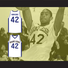 Load image into Gallery viewer, Al Horford 42 Grand Ledge High School Comets White Basketball Jersey 4