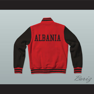 Albania Varsity Letterman Jacket-Style Sweatshirt