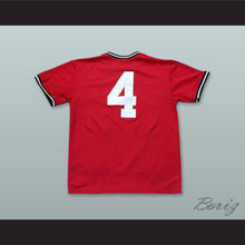 Load image into Gallery viewer, Albuquerque Dukes 4 Red Baseball Jersey