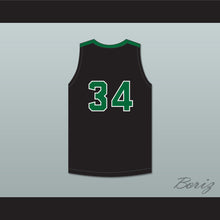 Load image into Gallery viewer, Alex Antetokounmpo 34 Dominican High School Knights Black Basketball Jersey 1