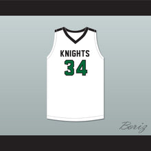 Load image into Gallery viewer, Alex Antetokounmpo 34 Dominican High School Knights White Basketball Jersey 2