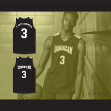 Load image into Gallery viewer, Alex Antetokounmpo 3 Dominican High School Knights Black Basketball Jersey 2