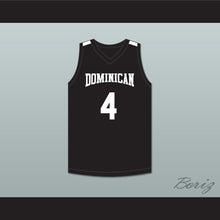 Load image into Gallery viewer, Alex Antetokounmpo 4 Dominican High School Knights Black Basketball Jersey 1