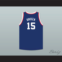 Load image into Gallery viewer, Alex Groza 15 Indianapolis Olympians Blue Basketball Jersey