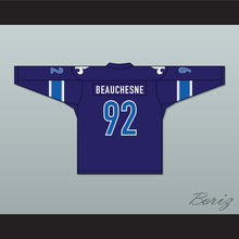Load image into Gallery viewer, Alex Beauchesne 92 Le National de Quebec Home Hockey Jersey- Lance et compte (He Shoots, He Scores)