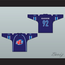 Load image into Gallery viewer, Alex Beauchesne 92 Le National de Quebec Home Hockey Jersey- Lance et compte (He Shoots, He Scores)