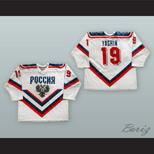 Load image into Gallery viewer, Alexei Yashin 19 Russia White Hockey Jersey